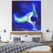 ピーコックブルー2013 キャンバスプリント (インサイチュ (寝室))