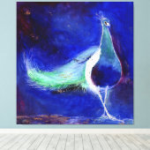 ピーコックブルー2013 キャンバスプリント (インサイチュ (ウッドフロア))