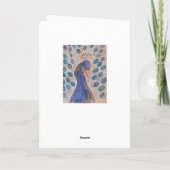 ピーコックブルー カード (裏面)