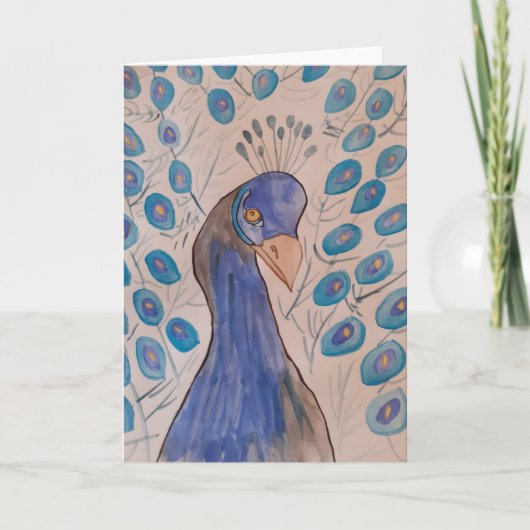 ピーコックブルー カード (正面)