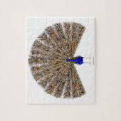 ピーコックブルー ジグソーパズル (縦)