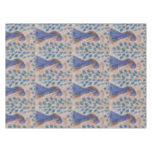 ピーコックブルー テーブルクロス (正面(横))