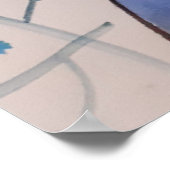 ピーコックブルー ポスター (角)