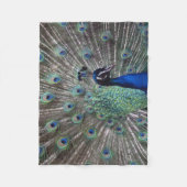 ピーコックプライド フリースブランケット (正面)