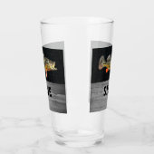 ピーコックベース魚釣りビールアングラーフィッシャーマンメンズ タンブラーグラス (左)