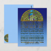 ピーコックペアはがき ポストカード (正面/裏面)