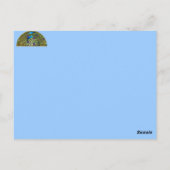 ピーコックペアはがき ポストカード (裏面)