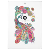 ピーコックペイズリー |クリップボード クリップボード (裏面)