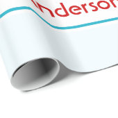 ピーコックホリデーパーソナライズされたラッピング紙 ラッピングペーパー (ロールコーナー)