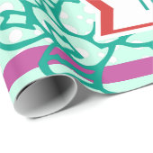 ピーコックホリデーパーソナライズされたラッピング紙 ラッピングペーパー (ロールコーナー)