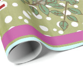 ピーコックホリデーパーソナライズされたラッピング紙 ラッピングペーパー (ロールコーナー)