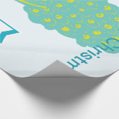 ピーコックホリデーパーソナライズされたラッピング紙 ラッピングペーパー (角)