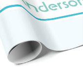 ピーコックホリデーパーソナライズされたラッピング紙 ラッピングペーパー (ロールコーナー)