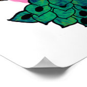 ピーコックポスタープリント ポスター (角)