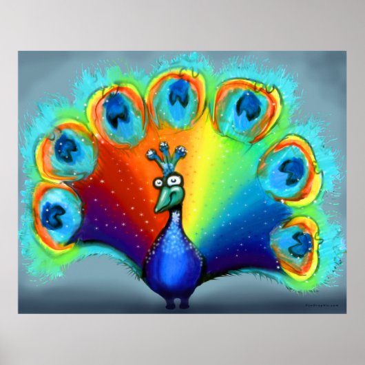 ピーコックポスター ポスター (正面)