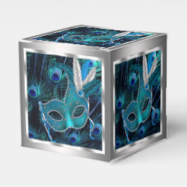 ピーコックマスカレードパーティー フェイバーボックス