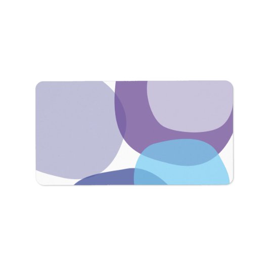 ピーコックモダンバーバルミツワー空白のラベル ラベル (正面)