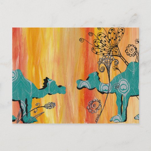 ピーコックラクメル ポストカード (正面)