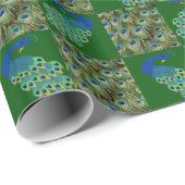 ピーコックラッピング紙 ラッピングペーパー (ロールコーナー)