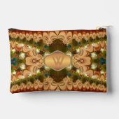 ピーコックラフレースのようル名前をカスタムするバッグ アクセサリーポーチ (裏面)