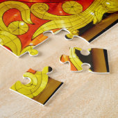 ピーコックランタン中国のジグソーパズル ジグソーパズル (側面)