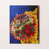 ピーコックランタン中国のジグソーパズル ジグソーパズル (縦)