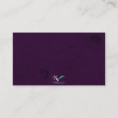 ピーコックリージェンシーインパープル結婚ズ座席表 プレイスカード (裏面)