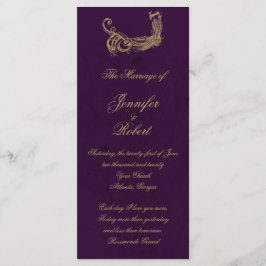 ピーコックリージェンシーインパープル結婚式 プログラム