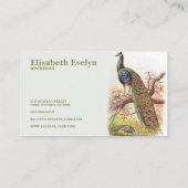 ピーコックヴィンテージアートオールド 名刺 (裏面)