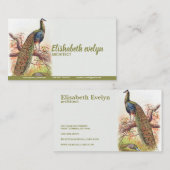 ピーコックヴィンテージアートオールド 名刺 (正面/裏面)