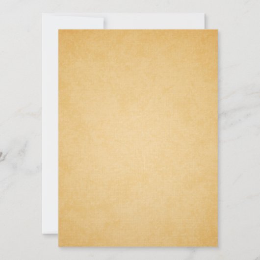 ピーコックヴィンテージウェディング招待状 |青 招待状 (裏面)