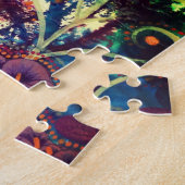 ピーコック万華鏡のように千変万化するパターンカラフルボー芸術的ホ ジグソーパズル (側面)