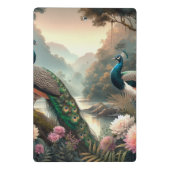 ピーコック付き熱帯雨林 ミニクリップボード (裏面)