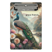 ピーコック付き熱帯雨林 ミニクリップボード (正面)