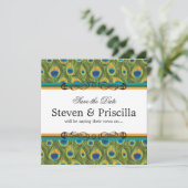 ピーコック招待状バリエーション2 セーブザデート (スタンド正面)