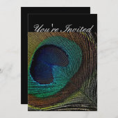 ピーコック招待状 招待状 (正面/裏面)