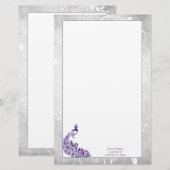 ピーコック文房具 便箋 (正面/裏面)