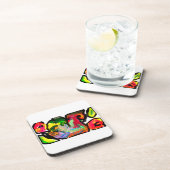 ピーコック春アート コースター (右側)