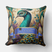 ピーコック疑問に思装飾用クッション クッション (正面)