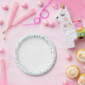 ピーコック紙吹雪ウォーターカラードット紙プレート ペーパープレート (パーティー)