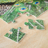 ピーコック素晴らし写真 ジグソーパズル (側面)