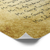 ピーコック素朴シーティンググのまわりにラフ130名のゲスト ポスター (角)