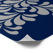 ピーコック結婚アールデコのサイン帳 ポスター (角)