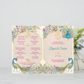 ピーコック結婚ヒンドゥー教の詳細儀式プログラム (スタンド正面)