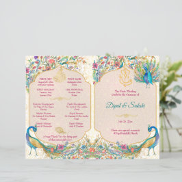 ピーコック結婚ヒンドゥー教の詳細儀式プログラム