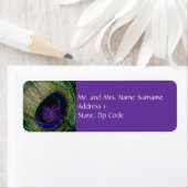 ピーコック結婚ン・パープル婚約 ラベル (インサイチュ)