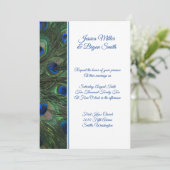 ピーコック結婚式招待状 招待状 (スタンド正面)