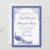 ピーコック結婚式招待状 招待状 (正面)