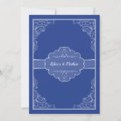 ピーコック結婚式招待状 招待状 (裏面)