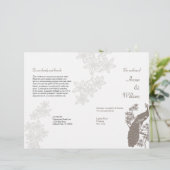 ピーコック結婚式 プログラムフライヤー (スタンド正面)